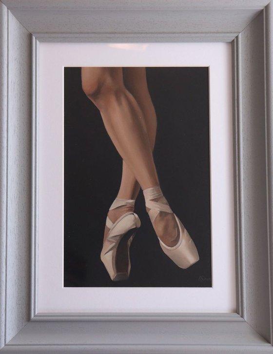 Ballet Shoes, Figurative Oil Painting