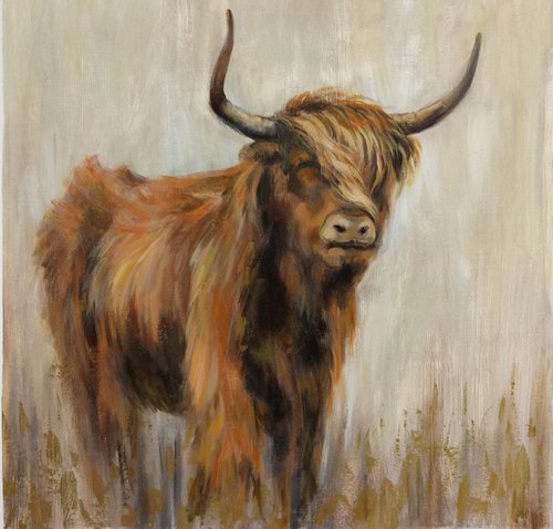 High Mountain Cow by Silvia  Vassileva