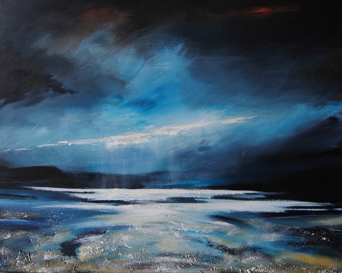  Light Fall Over Raasay By Ian Macphie, 30 X 24, Artwork For Sale On Artfinder