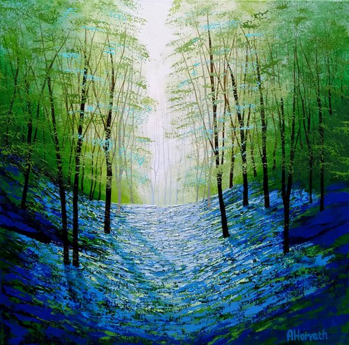 Blue Spring Light by Amanda Horvath