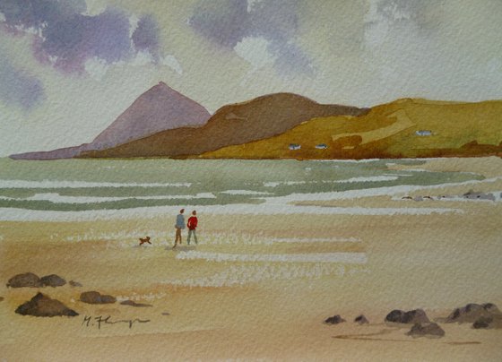 On the beach near Louisburgh