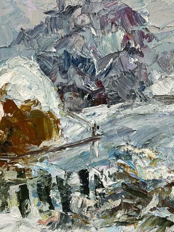 Winter Haystacks
