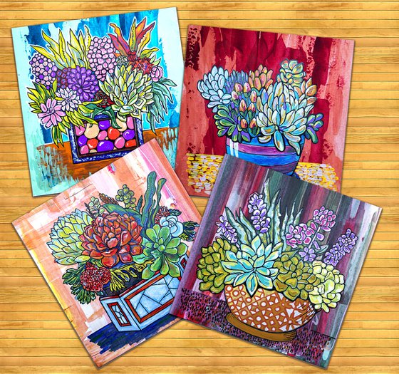 Floral card 15