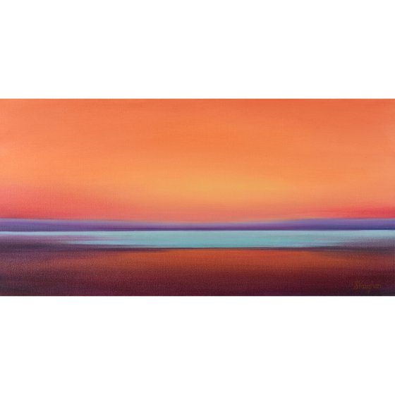 Colorful Shore- Colorful Abstract Landscape