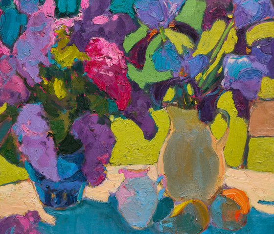 Irises and Lilacs