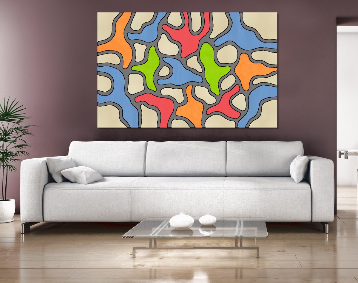 Abstract Colors Of Nature #03 By Marina Krylova, 55 X 35, Artwork For Sale On Artfinder