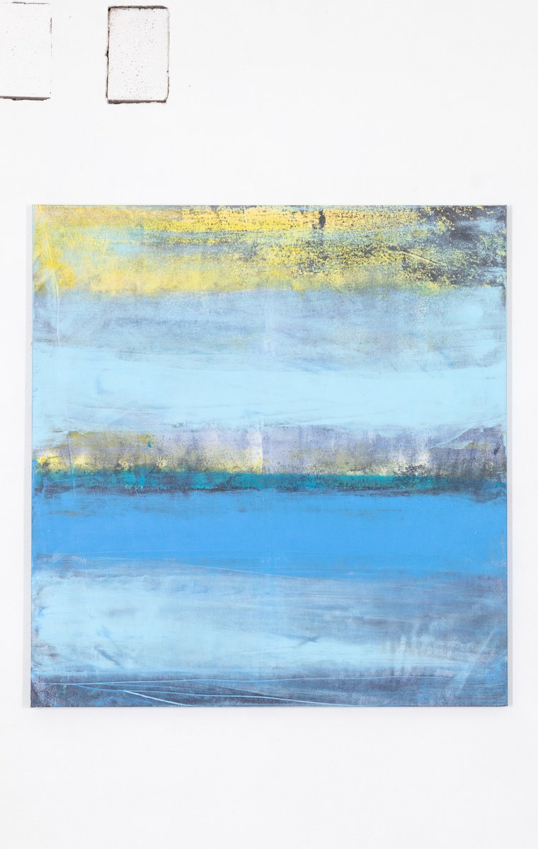 Abstract Acrylic Painting By Rokas Berziunas, 39 X 41", No. 24-68, Original Artwork