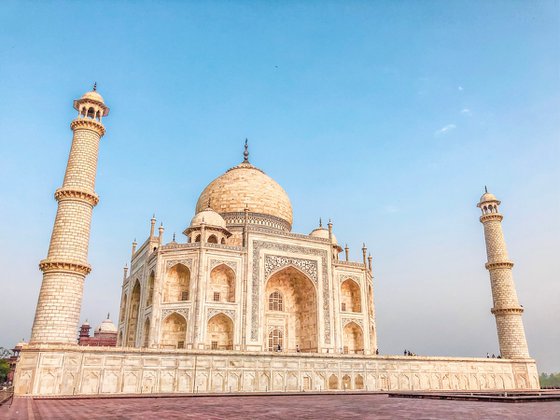SUNRISE IN TAJ MAHAL