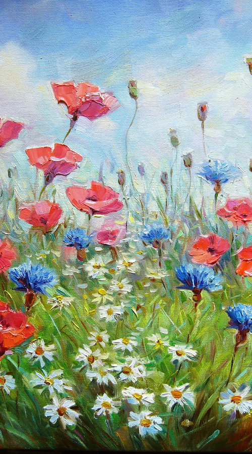 Wildflowers-2 by Vladimir Lutsevich