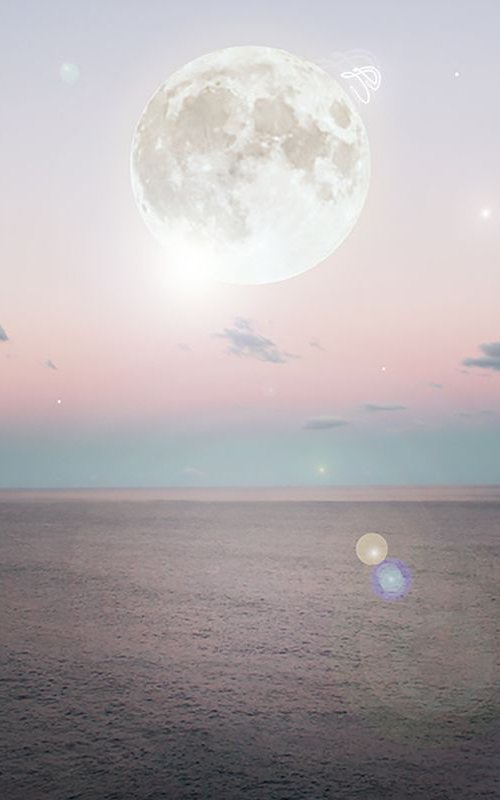 Sunset Moon by Vanessa Stefanova
