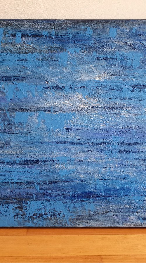 Abstract Moments in Blue by Silvija Horvat