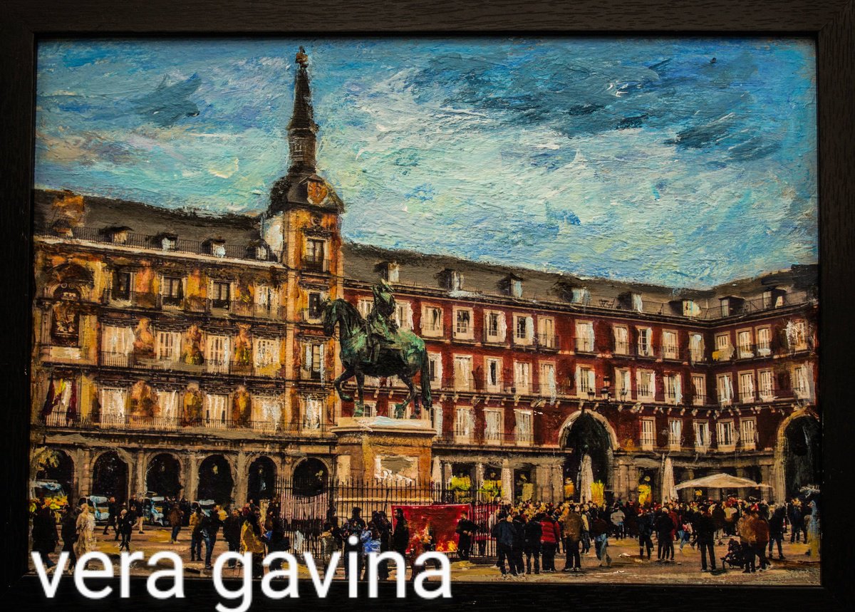 Plaza Mayor Madrid by Vera Gavina