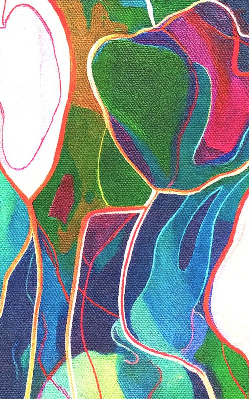 Jazz Style Flowers #3 by V+V Kniazievi