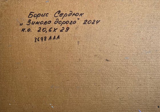 Winter Trail in the Forest