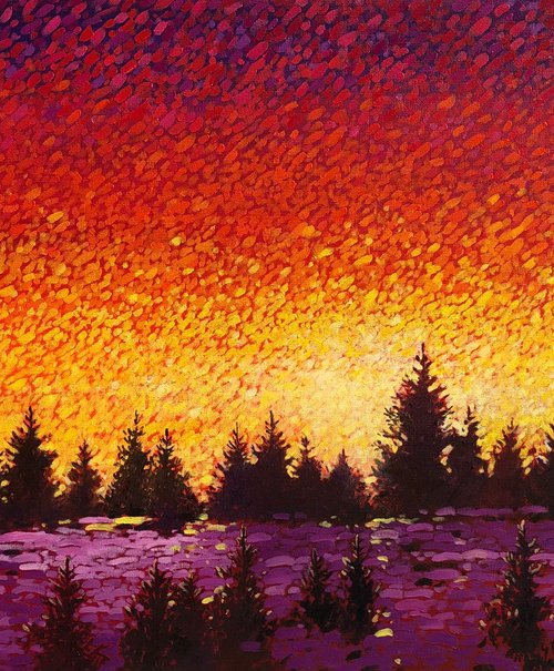 Golden Horizon by Volodymyr Smoliak