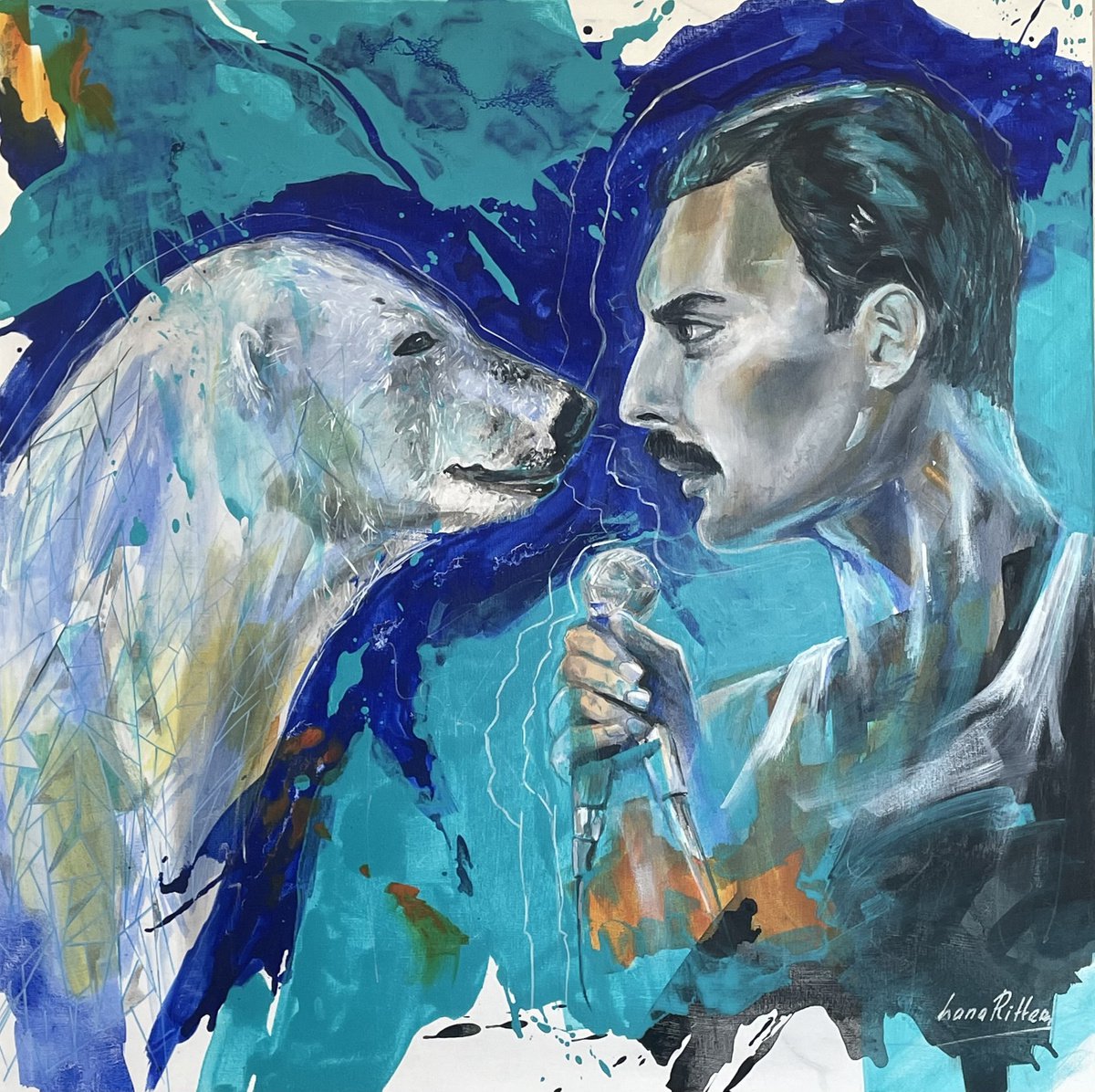Queen Symphony Original Pop Art Painting by Lana Ritter