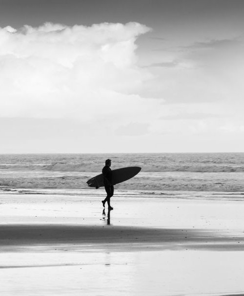 SURFER SILHOUETTE by Andrew Lever