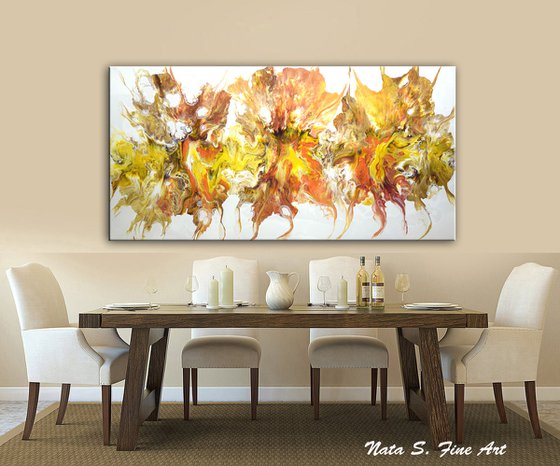 Autumn Melody - Extra Large Abstract Painting