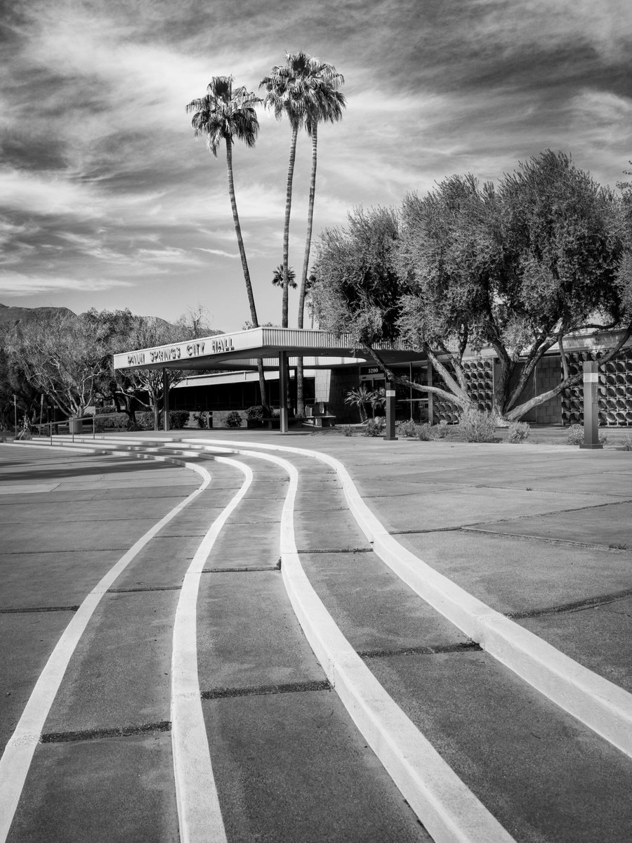 PALM SPRINGS CITY HALL II by Harv Greenberg