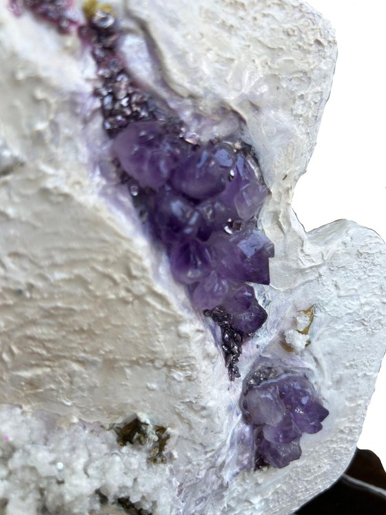 Geode Slice Amethyst luck.