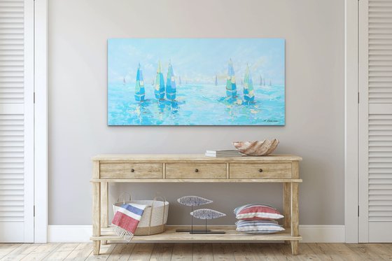 Sailboats. Regatta
