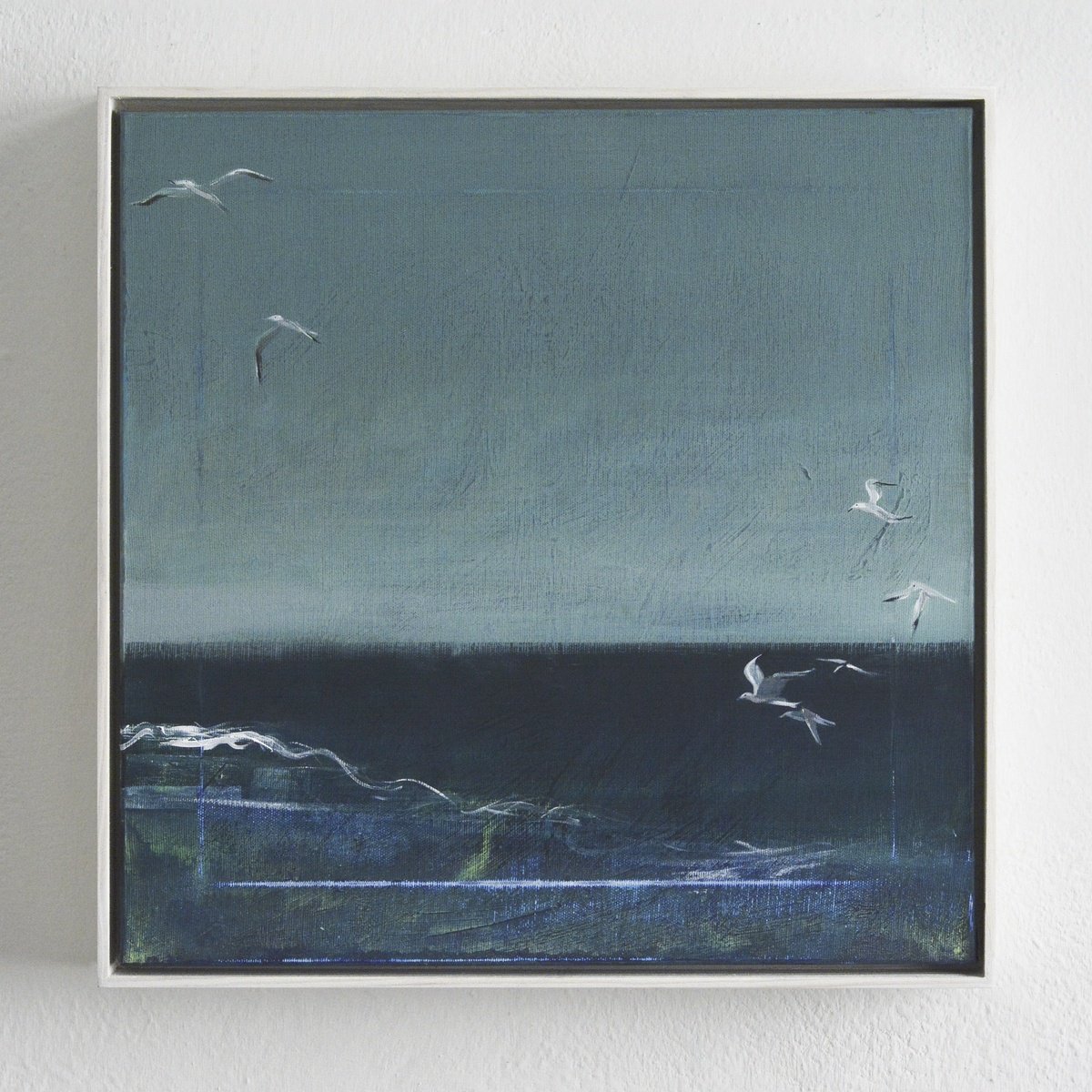  The Cold Sea By Igor Nekraha, 17 X 17, Artwork For Sale On Artfinder