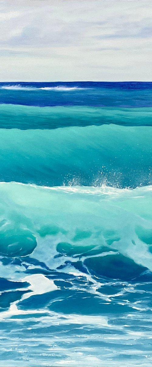Waves of Harmony. Seascape by Alla Kallass