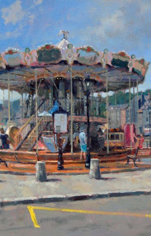 Carousel, Honfleur by Michael  Cruickshank