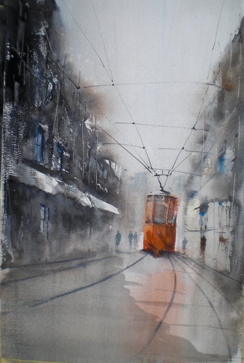 tram in Milan 15 by Giorgio Gosti