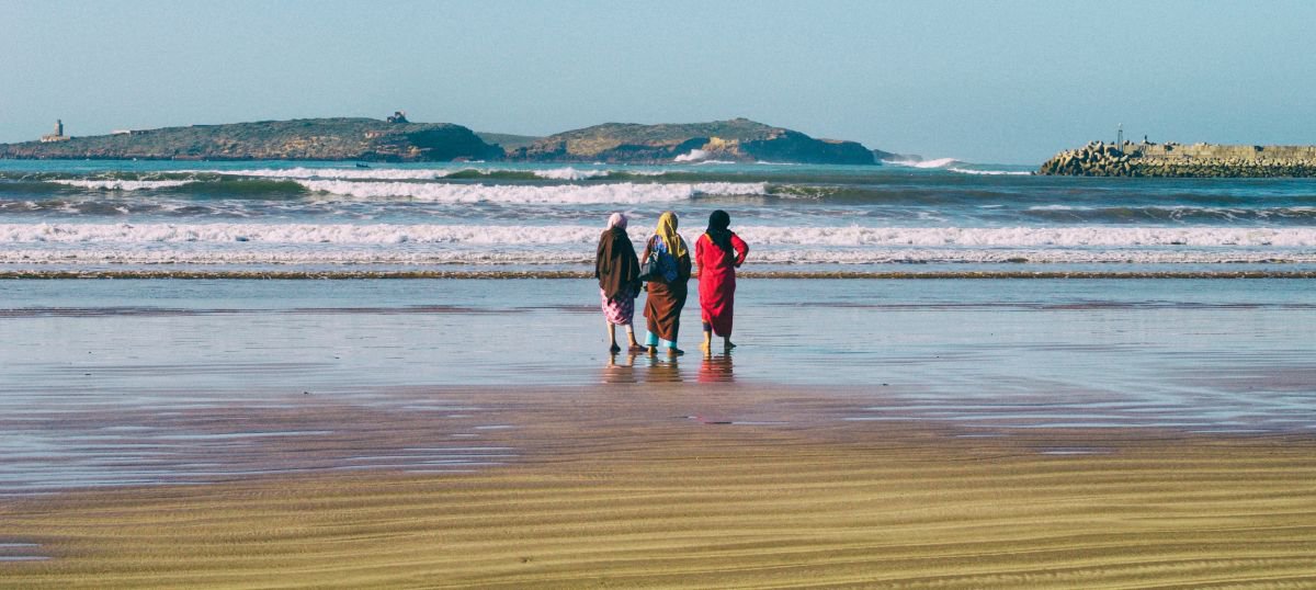 Photorealistic Photograph , 3 Ladies On A Beach By Marc Ehrenbold, 40 X 26, Artwork For Sale On Artfinder