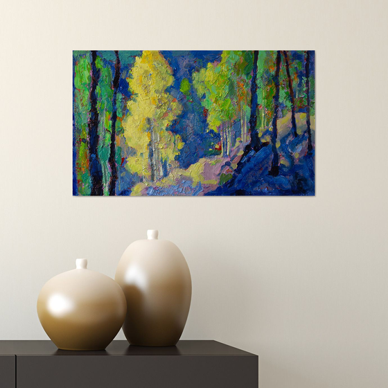 Sunbeam Among Trees