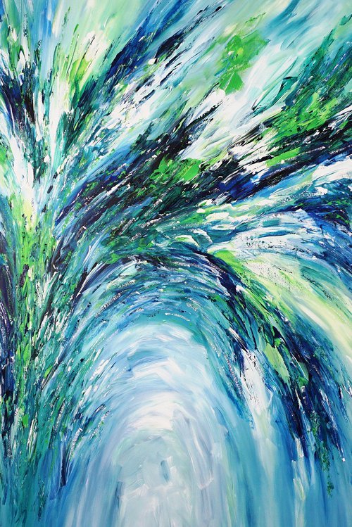 Blue Green Adventure XXXL 1 by Peter Nottrott