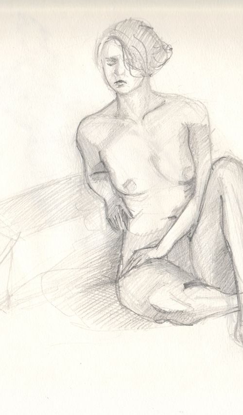 Sketch of Human body. Woman.22 by Mag Verkhovets