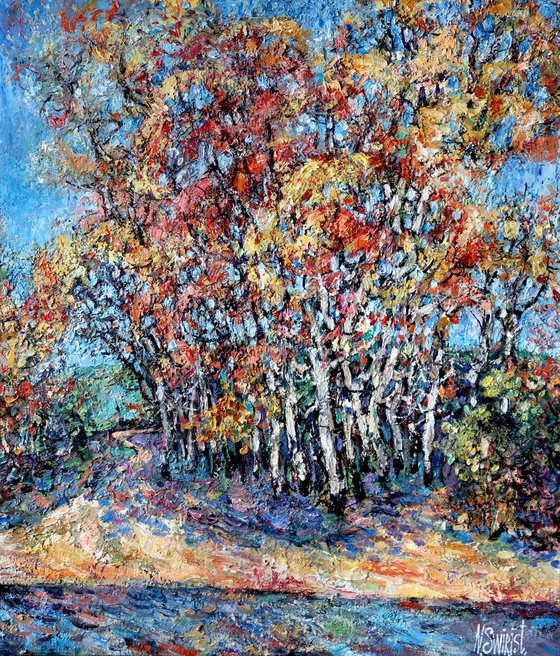 Autumn and river.