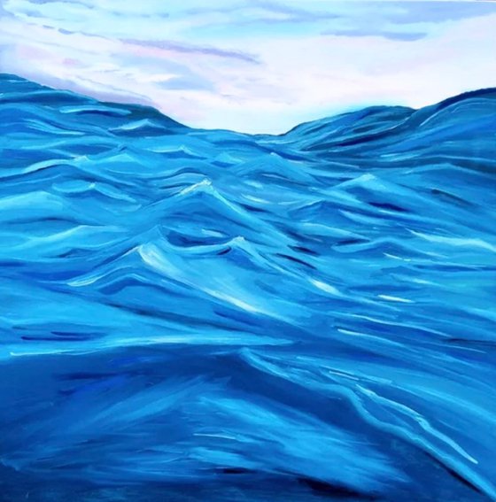 Turbulent sea