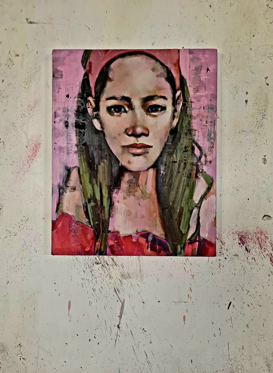 portrait study in red 2-4-26