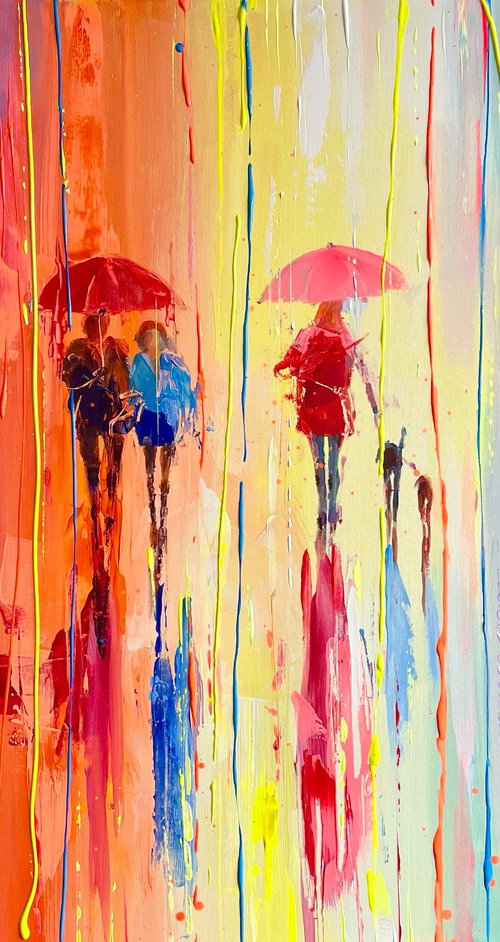 Rain Of Colour by Ewa Czarniecka