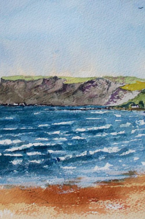 Fair Head on the Antrim Coast. by Brian Tucker