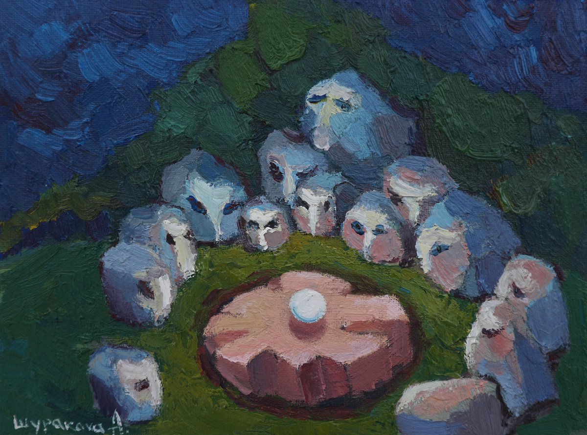 Night meeting by Anna Shurakova