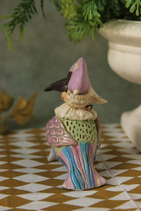 Tiny Nosy Bird. Ceramic sculpture. Offer: Get 3 Pay for 2