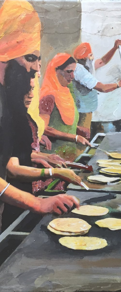 Sikh Kitchen by Andrew  Reid Wildman