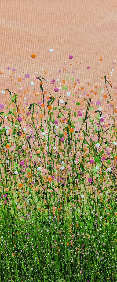Peaches & Cream Meadow Delight #4 by Lucy Moore