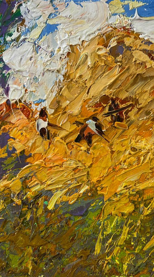 In the summer field by Kalenyuk Alex