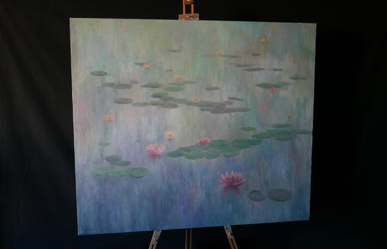 Water Lilies - Water Lilies large painting