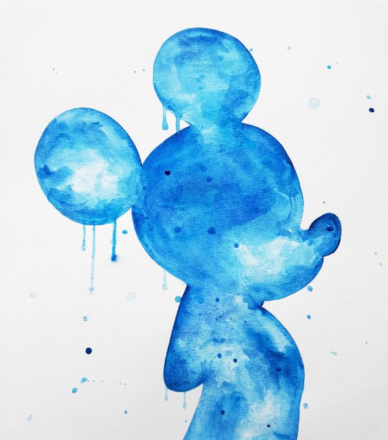 Mickey, watercolor art