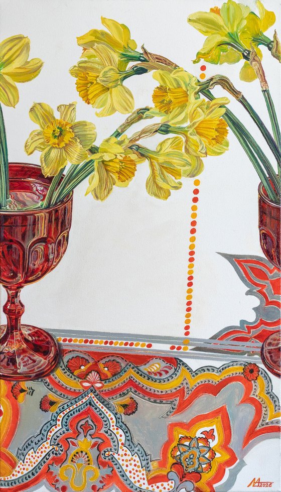 Yellow in Red