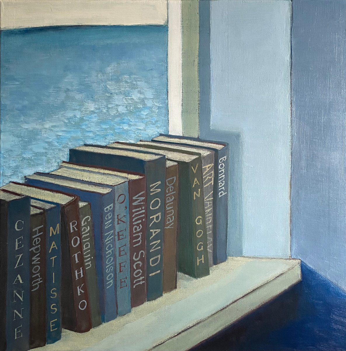 Books in Window by Nigel Sharman