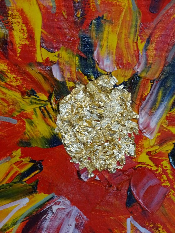 Collage of flower artworks 9