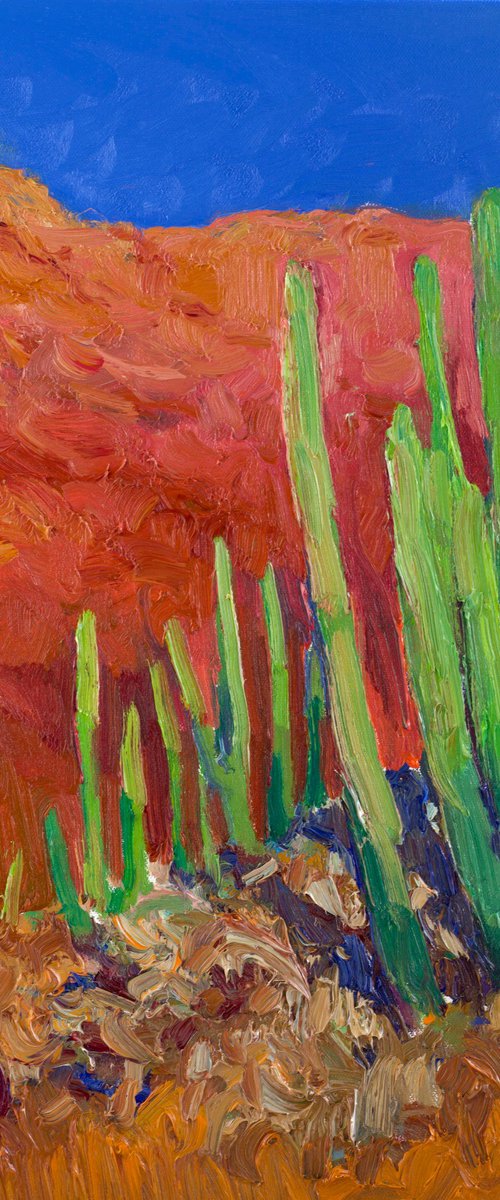 Landscape with a Cactus by Suren Nersisyan