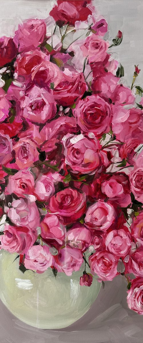 Lush Pink Symphony by Olena Hromova